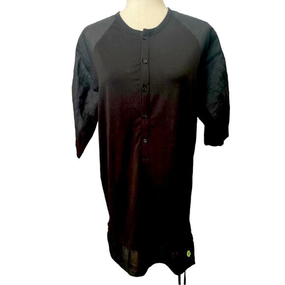Ron Tomson Capsule Black Cotton/Linen Tunic L - Picture 1 of 10